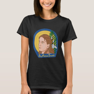 T-shirt Ste Marie Goretti Pureté Saints Catholiques Lys Sy