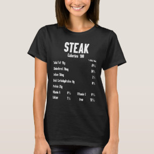 T-shirt Steak Calories Raw Steak Viande Nourriture Boeuf V