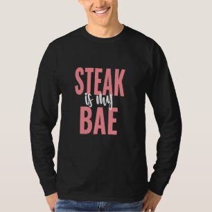T-shirt Steak Est Mon Bae Drôle Foin