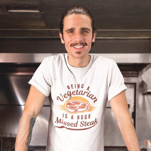 T-shirt Steak manqué