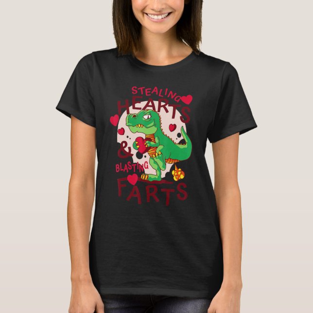 T-shirt Stealing Hearts And Blasting Farts Funny Quote Kid (Devant)