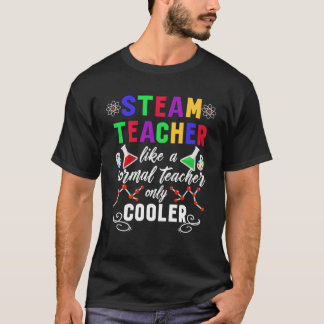 T-shirt STEAM Enseignant Sciences Technologie Génie Math