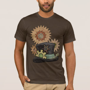 T-shirt Steam Sass Steampunk Médias mixtes