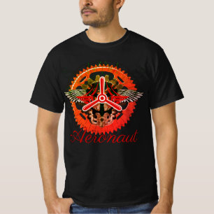 T-shirt Steampunk Aeronaut, mécanique céleste Shi