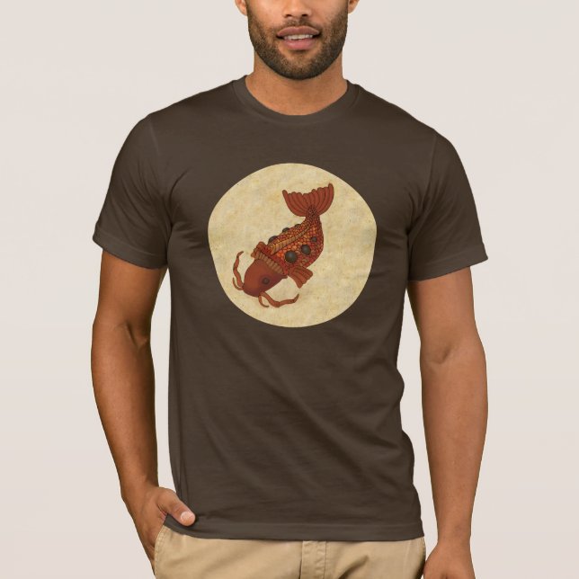 T-shirt Steampunk Koi (Devant)