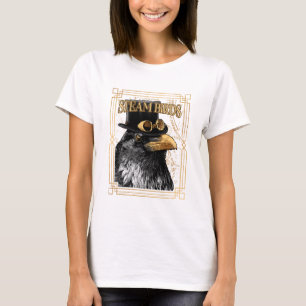 T-shirt Steampunk Raven Steambirds