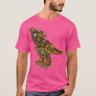 T-shirt Steampunk T-Rex (Chemise Dinosaure)