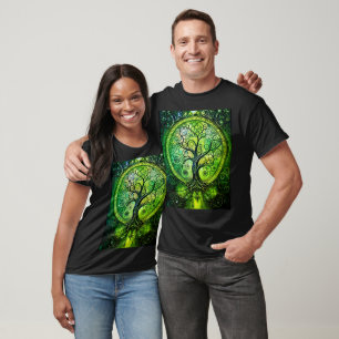T-shirt Steampunk Tree Of Life Art Imaginaire D'Origine T-