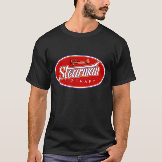 T-shirt Stearman Aircraft (Devant)