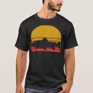 T-shirt Steelhead Fishing Retro Trout River Fisherman Cade