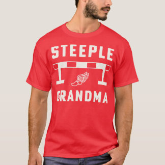 T-shirt Steeplechase Track and Field Steeple Grandma 3000m