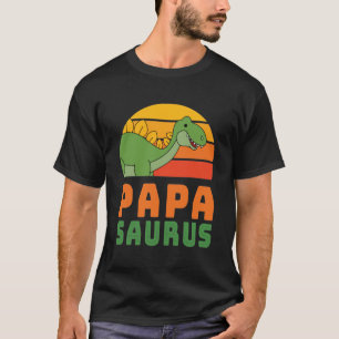 T-shirt Stegosaurus Papasaurus Dinosaur Fête des pères