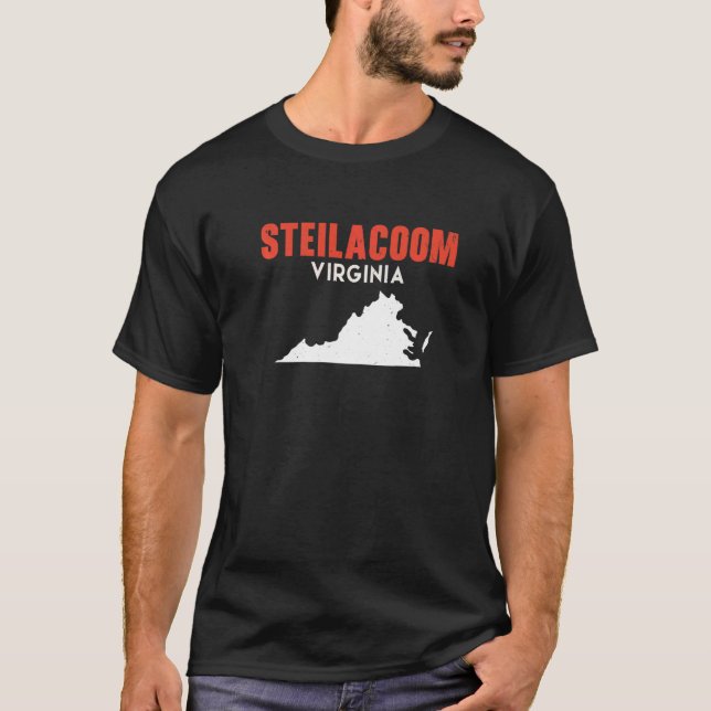 T-shirt Steilacoom Washington USA State America Travel Was (Devant)