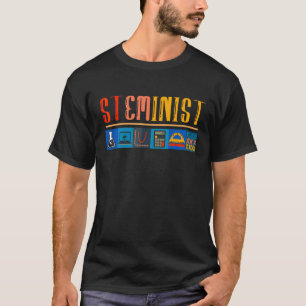 T-shirt Stéiniste Science Technologie Génie Math Stem