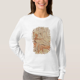 T-shirt Stela dépeignant un scribe conduisant un char