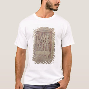 T-shirt Stele de Brahman dépeignant le Trimurti