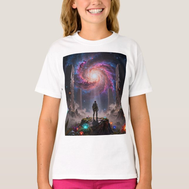 T-shirt Stellar Path – Journey Through the Universe´3 (Devant)