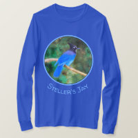 Steller's Jay Painting - Art original pour oiseaux
