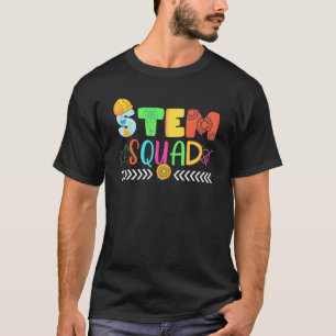 T-shirt Stem Squad Science Technologie Génie Math Tea