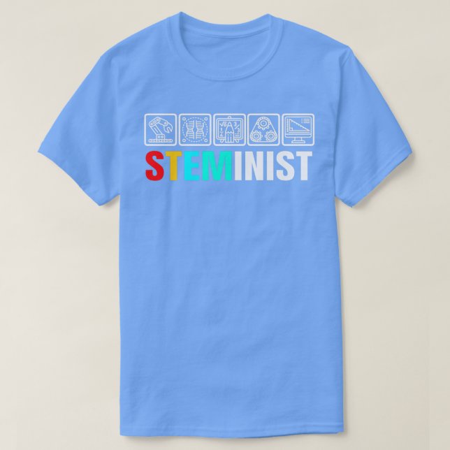 T-shirt Stéménite Femmes Science Technologie Génie M (Design devant)