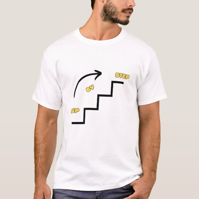 T-shirt STEP BY STEP (Devant)