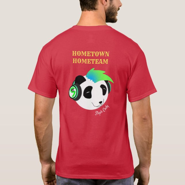 T-shirt Steph Cody "ville natale Hometeam" (Dos)