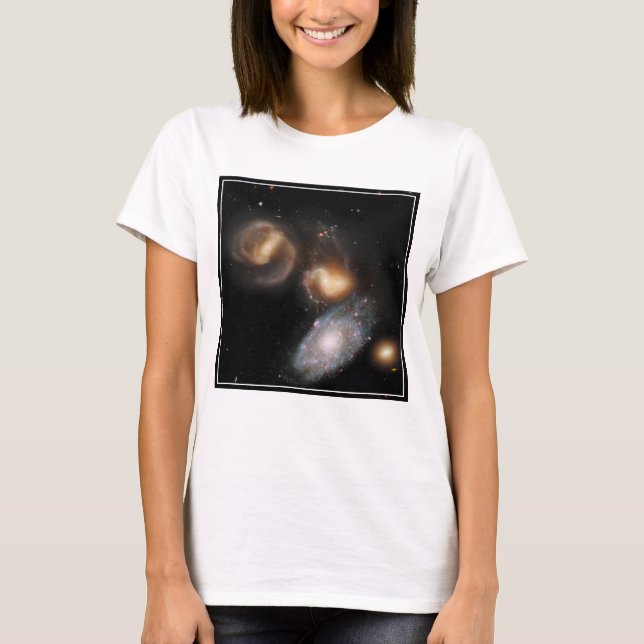 T-shirt Stephan's Quintet Galaxies (Devant)
