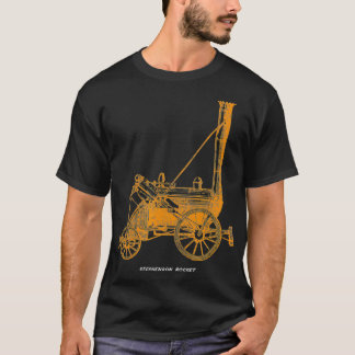 T-shirt Stéphenson's Rocket Steam Engine Train Locomotive