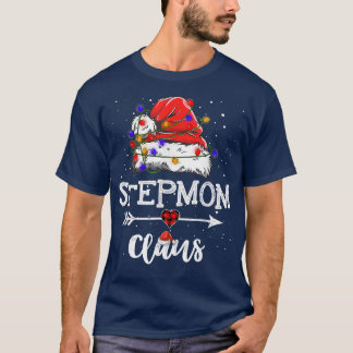 T-shirt Stepmaman Claus Noël Lumière pyjama Famille Matchi