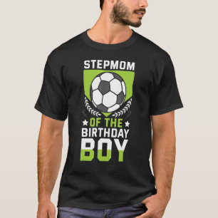 T-shirt Stepmamie De L'Anniversaire Joueur De Football Jou