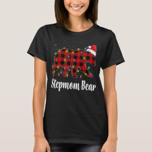 T-shirt Stepmere Bear Buffalo Red Plaid Correspondant Fami