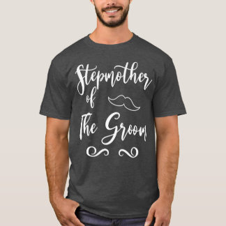T-shirt Stepmère de Groom & Bride Mariage Matching