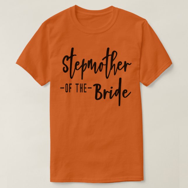 T-shirt Stepmère de la famille mariée de la journée de rép (Design devant)