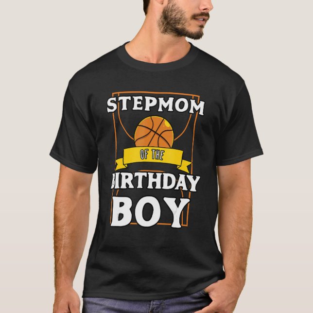 T-shirt Stepmere De L'Anniversaire Baller Basketball Anniv (Devant)