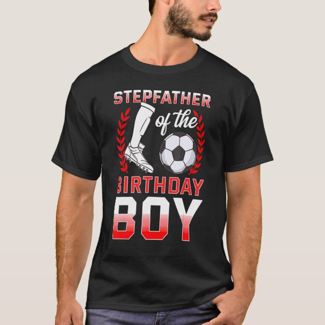 T-shirt Steppère De L'Anniversaire Joueur De Football Anni (Devant)