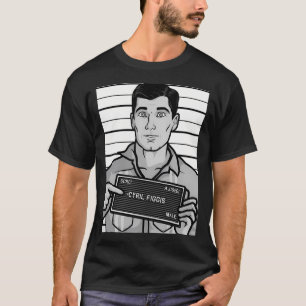 T-shirt Sterling Archer Mugshot