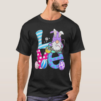 T-shirt Stethoscope Amour Pâques Infirmière Vie Gnomes Inf