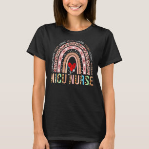 T-shirt Stethoscope Arc en ciel Nicu Infirmière soignante