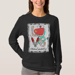 T-shirt Stethoscope Assistant Médicale Vie Infirmière Bunn