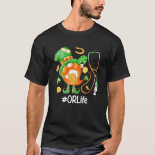T-shirt Stethoscope Gnome Drôle Ou St patrick De Bière Vie