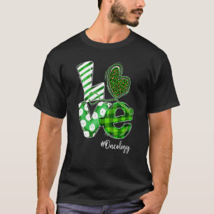 T-shirt Stethoscope Love Oncologie Infirmière Plaid St pat