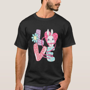 T-shirt Stethoscope Love Pâques Infirmière Vie Lapin Infir