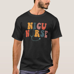 T-shirt Stéthoscope rétro Soins infirmiers néonatals NICU 