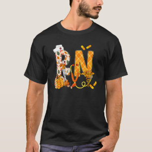 T-shirt Stethoscope RN Automne Yall Automne Quitte Thanksg