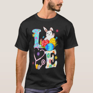 T-shirt Stethoscope Scrub Life Nurse mignonne Bunny Joyeux