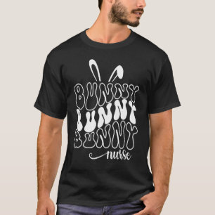 T-shirt Stethoscope Scrub Nurse Vie Rn Lapin Lapin Sprin