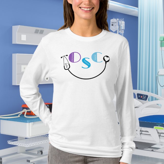 T-shirt Stethoscope Smile Centre de chirurgie ambulatoire (Créateur téléchargé)