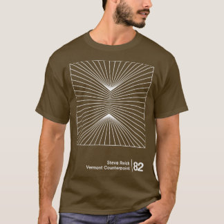 T-shirt Steve Reich Design graphique minimaliste original