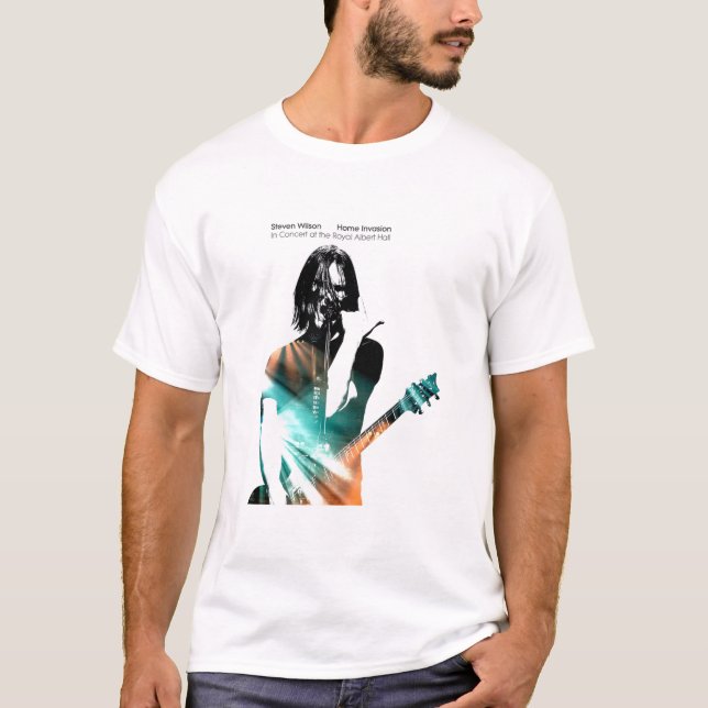 T-shirt Steven Wilson-Home Invasion-En Concert À La Roya (Devant)