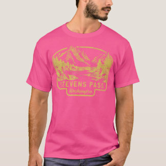 T-shirt Stevens Pass Mountains Washington Randonnée Extéri